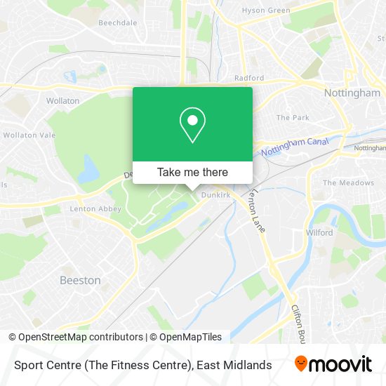 Sport Centre (The Fitness Centre) map