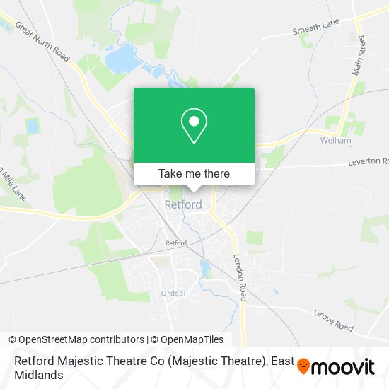 Retford Majestic Theatre Co map
