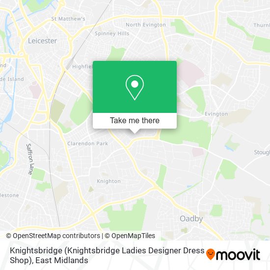 Knightsbridge (Knightsbridge Ladies Designer Dress Shop) map