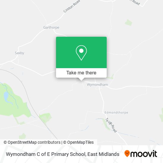 Wymondham C of E Primary School map