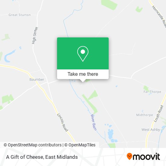 A Gift of Cheese map