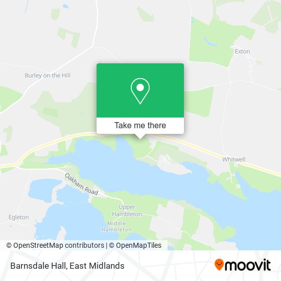 Barnsdale Hall map