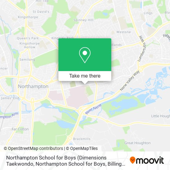 Northampton School for Boys map