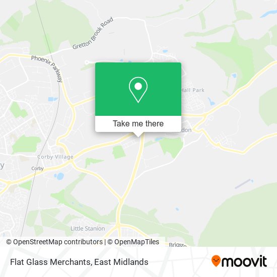 Flat Glass Merchants map