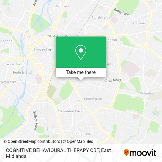 COGNITIVE BEHAVIOURAL THERAPY CBT map