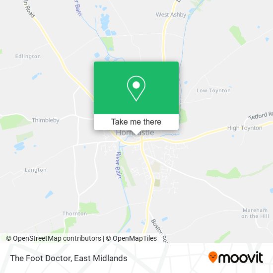 The Foot Doctor map