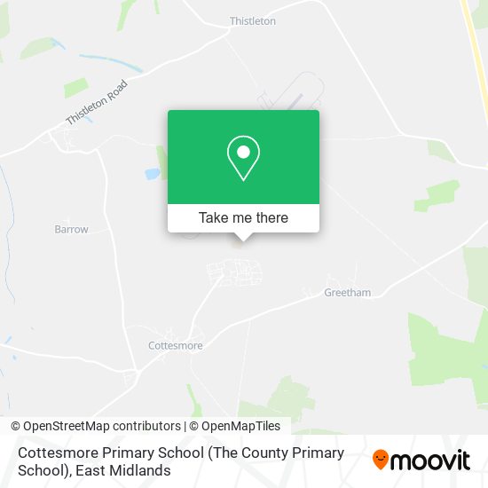 Cottesmore Primary School (The County Primary School) map