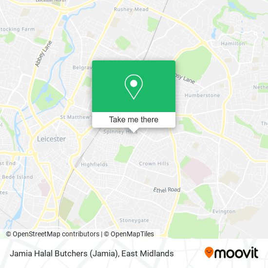 Jamia Halal Butchers map