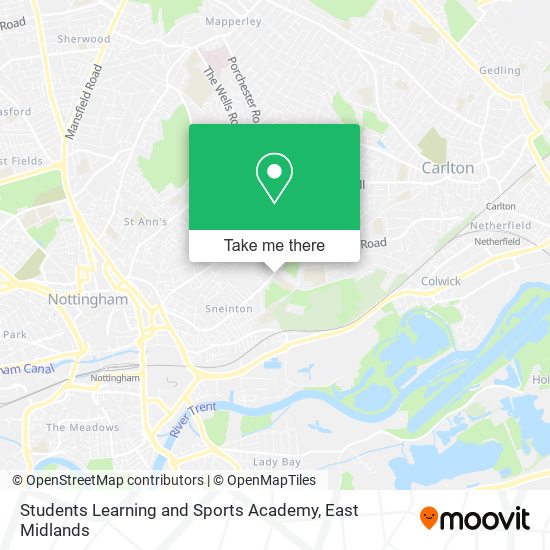 Students Learning and Sports Academy map