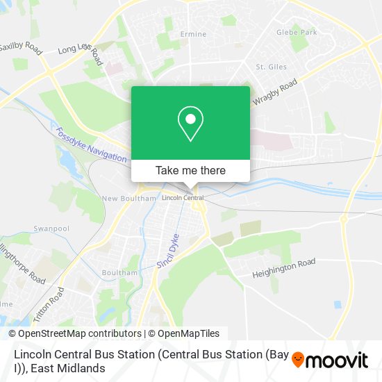 Lincoln Central Bus Station (Central Bus Station (Bay I)) map