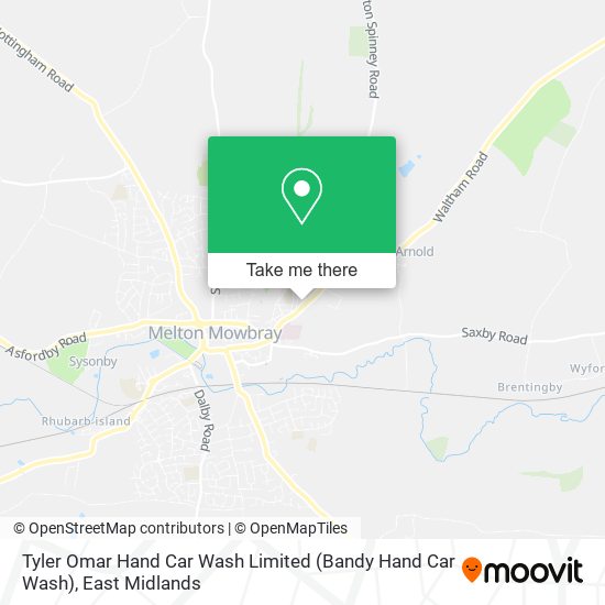 Tyler Omar Hand Car Wash Limited (Bandy Hand Car Wash) map