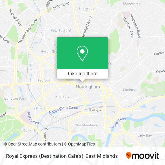 Royal Express (Destination Cafe's) map
