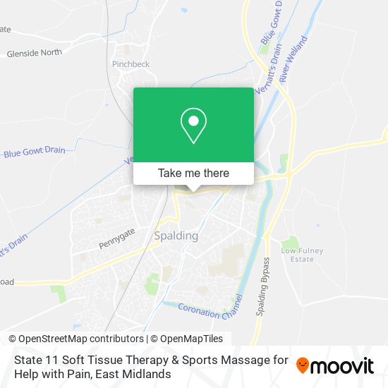 State 11 Soft Tissue Therapy & Sports Massage for Help with Pain map