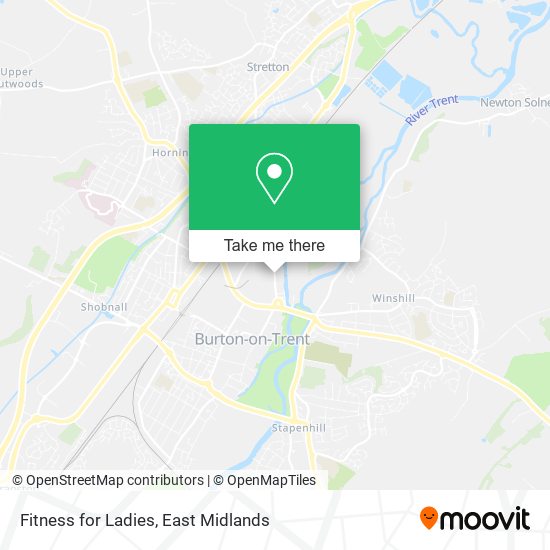 Fitness for Ladies map