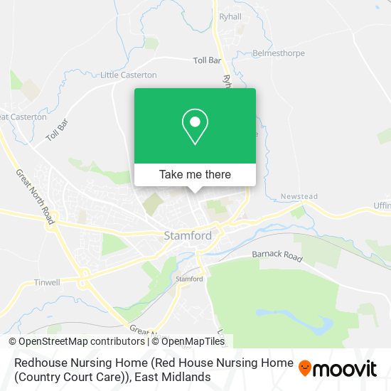 Redhouse Nursing Home (Red House Nursing Home (Country Court Care)) map