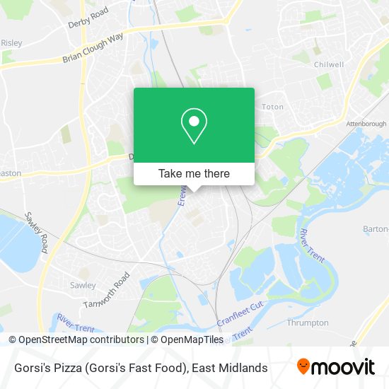 Gorsi's Pizza (Gorsi's Fast Food) map