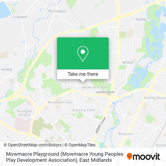 Mowmacre Playground (Mowmacre Young Peoples Play Development Association) map