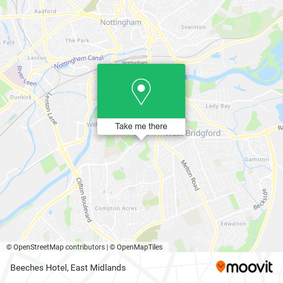 Beeches Hotel map