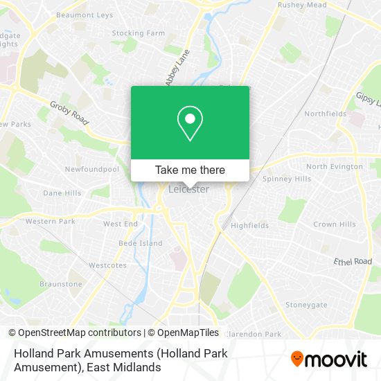 Holland Park Amusements map