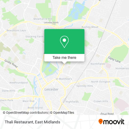 Thali Restaurant map
