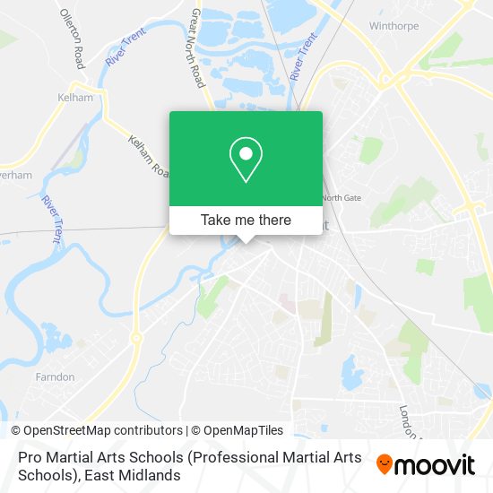 Pro Martial Arts Schools map