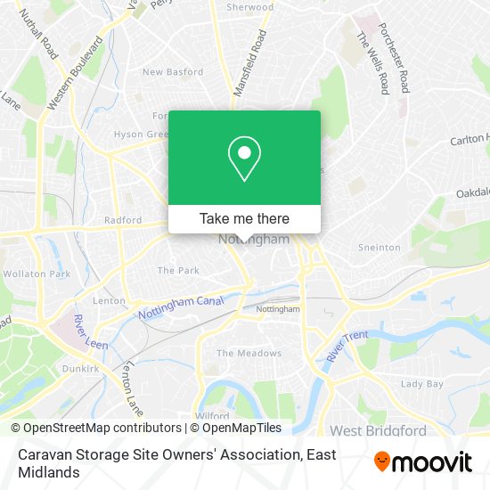 Caravan Storage Site Owners' Association map