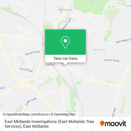 East Midlands Investigations (East Midlands Tree Services) map