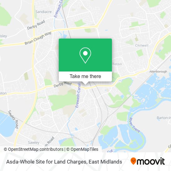Asda-Whole Site for Land Charges map