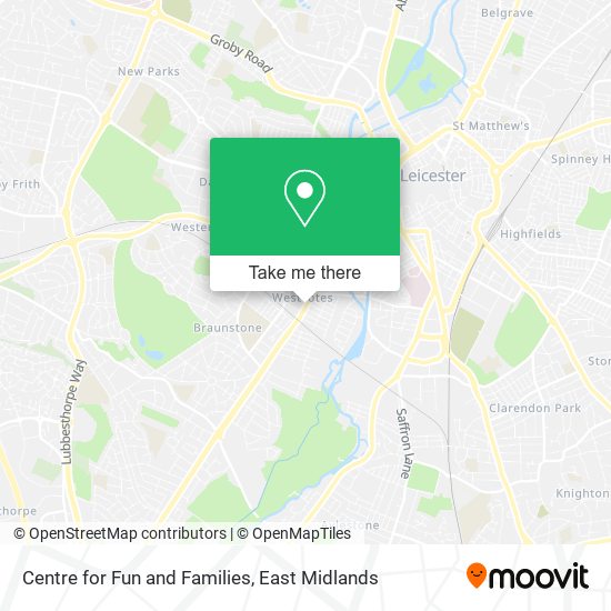 Centre for Fun and Families map