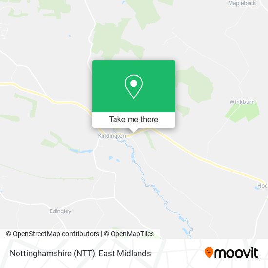 Nottinghamshire (NTT) map