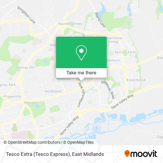 Tesco Extra (Tesco Express) map
