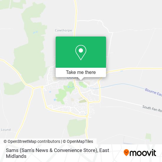 Sams (Sam's News & Convenience Store) map