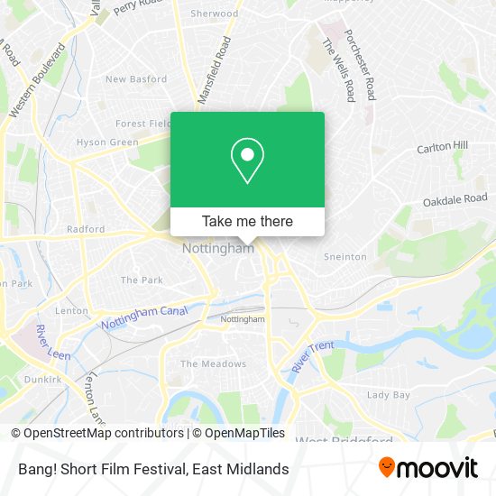 Bang! Short Film Festival map