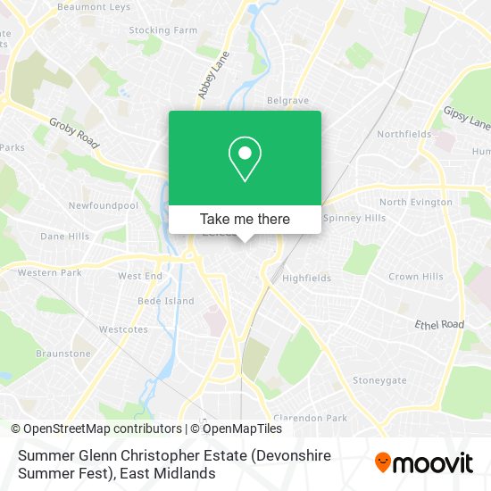 Summer Glenn Christopher Estate (Devonshire Summer Fest) map