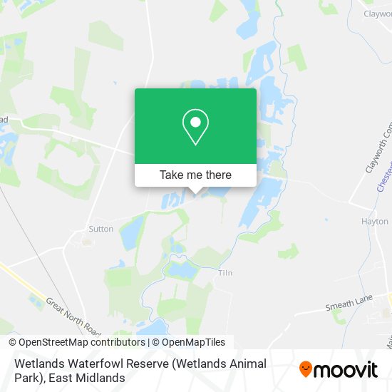 Wetlands Waterfowl Reserve (Wetlands Animal Park) map
