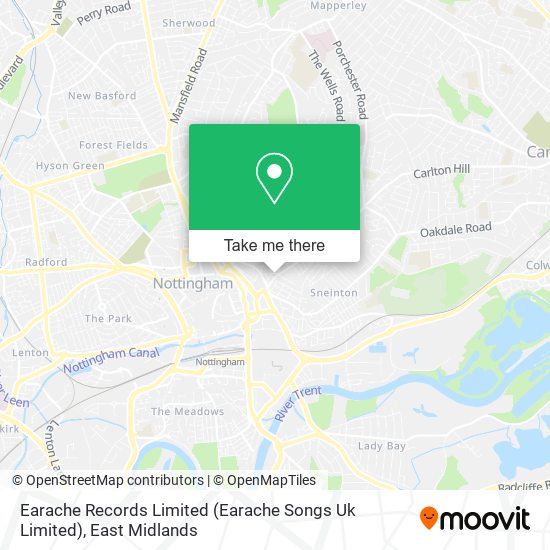 Earache Records Limited (Earache Songs Uk Limited) map