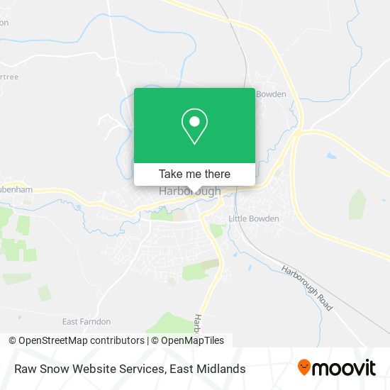 Raw Snow Website Services map