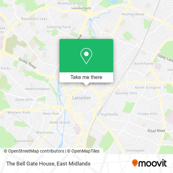 The Bell Gate House map