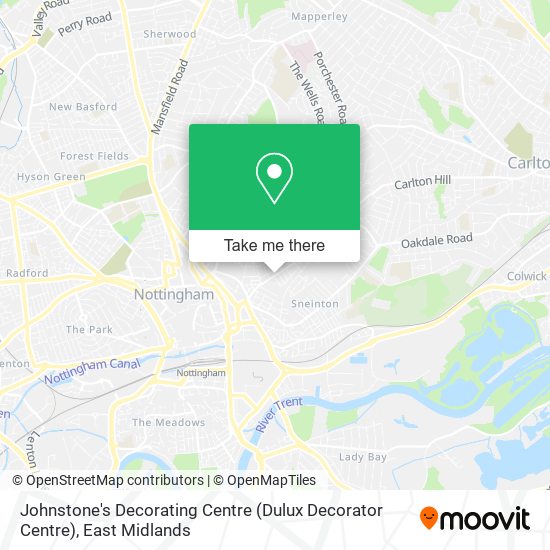Johnstone's Decorating Centre (Dulux Decorator Centre) map