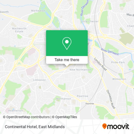 Continental Hotel map