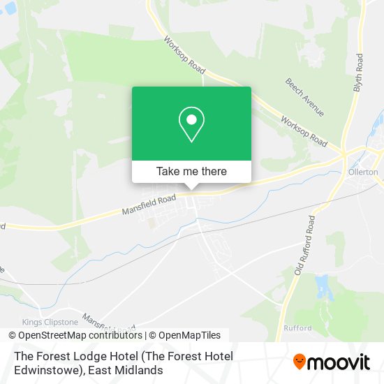 The Forest Lodge Hotel map