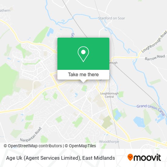 Age Uk (Agent Services Limited) map