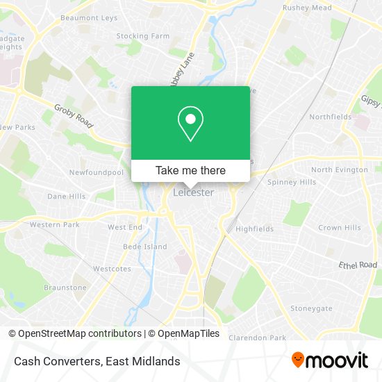 Cash Converters map