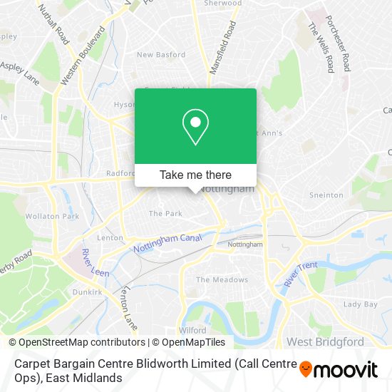 Carpet Bargain Centre Blidworth Limited (Call Centre Ops) map