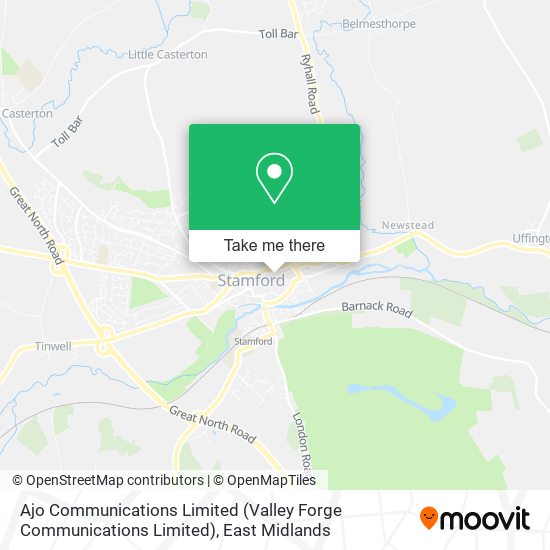 Ajo Communications Limited (Valley Forge Communications Limited) map