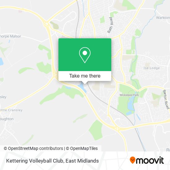 Kettering Volleyball Club map