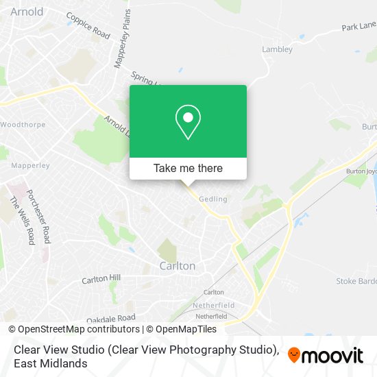 Clear View Studio map