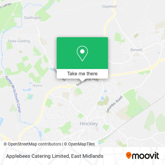 Applebees Catering Limited map