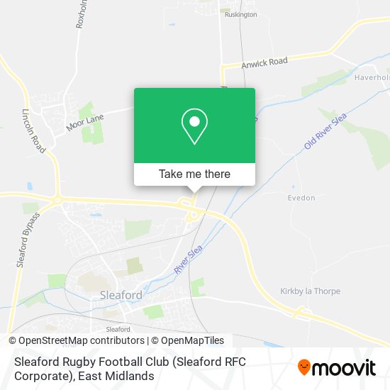 Sleaford Rugby Football Club (Sleaford RFC Corporate) map
