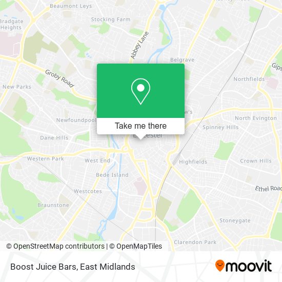 Boost Juice Bars map